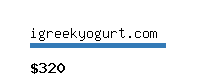 igreekyogurt.com Website value calculator