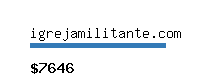 igrejamilitante.com Website value calculator