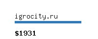 igrocity.ru Website value calculator