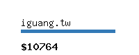 iguang.tw Website value calculator