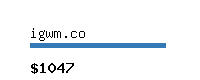 igwm.co Website value calculator