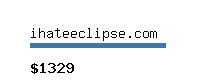 ihateeclipse.com Website value calculator