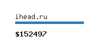 ihead.ru Website value calculator