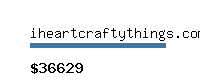 iheartcraftythings.com Website value calculator