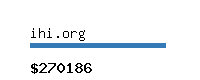 ihi.org Website value calculator