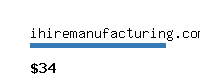 ihiremanufacturing.com Website value calculator