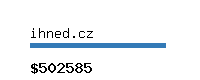 ihned.cz Website value calculator