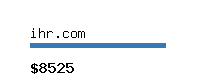 ihr.com Website value calculator