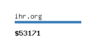 ihr.org Website value calculator