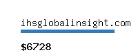 ihsglobalinsight.com Website value calculator