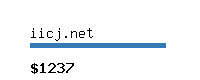 iicj.net Website value calculator