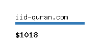 iid-quran.com Website value calculator