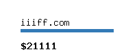 iiiff.com Website value calculator