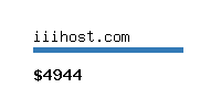 iiihost.com Website value calculator