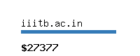 iiitb.ac.in Website value calculator