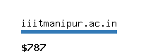 iiitmanipur.ac.in Website value calculator