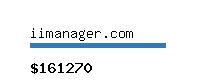iimanager.com Website value calculator