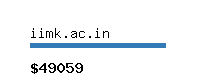 iimk.ac.in Website value calculator