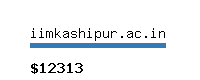 iimkashipur.ac.in Website value calculator