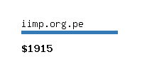 iimp.org.pe Website value calculator