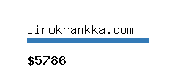 iirokrankka.com Website value calculator