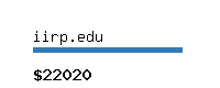 iirp.edu Website value calculator