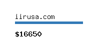 iirusa.com Website value calculator