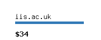 iis.ac.uk Website value calculator