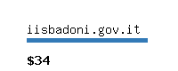 iisbadoni.gov.it Website value calculator