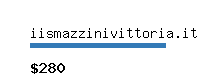 iismazzinivittoria.it Website value calculator