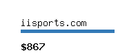 iisports.com Website value calculator
