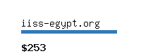 iiss-egypt.org Website value calculator