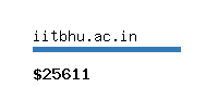 iitbhu.ac.in Website value calculator