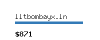 iitbombayx.in Website value calculator