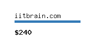 iitbrain.com Website value calculator