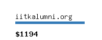 iitkalumni.org Website value calculator