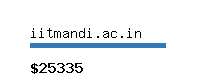 iitmandi.ac.in Website value calculator