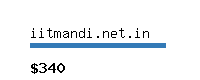 iitmandi.net.in Website value calculator