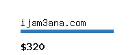 ijam3ana.com Website value calculator