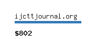 ijcttjournal.org Website value calculator