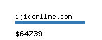 ijidonline.com Website value calculator