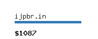 ijpbr.in Website value calculator