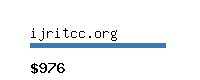 ijritcc.org Website value calculator