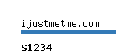 ijustmetme.com Website value calculator