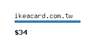 ikeacard.com.tw Website value calculator