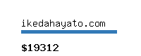 ikedahayato.com Website value calculator