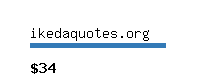 ikedaquotes.org Website value calculator