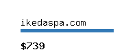 ikedaspa.com Website value calculator