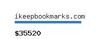 ikeepbookmarks.com Website value calculator