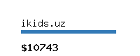 ikids.uz Website value calculator